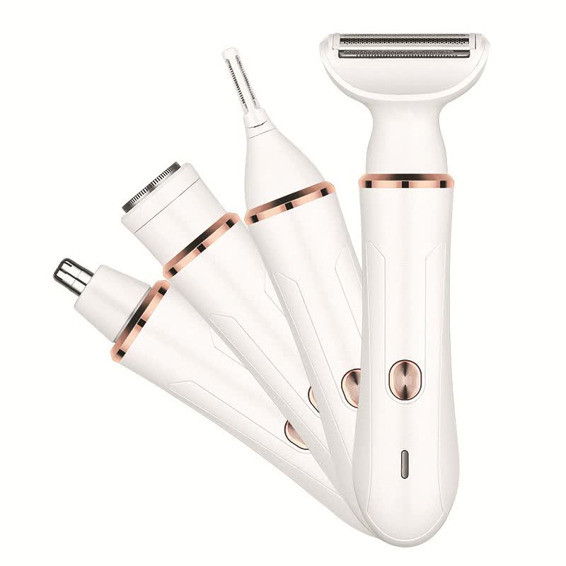 4-in-1 Electric Lady Shaver Kit - Rechargeable and Portable Grooming Solution V888-ELOSUNG15613