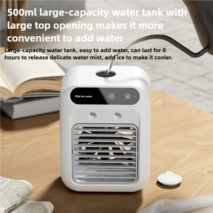 Portable Mini Air Cooler L7 with 500ml Water Tank and Humidifier Function V888-ELOSUNG15636