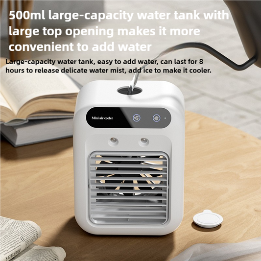 Portable Mini Air Cooler L7 with 500ml Water Tank and Humidifier Function V888-ELOSUNG15636