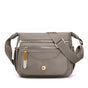 Coffee Nylon Crossbody Bag with Multiple Compartments - Compact and Stylish Design V888-ELOSUNG15675