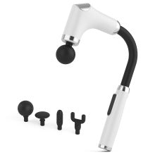 Long-Handle Percussion Massage Gun - Adjustable Speed Muscle Relaxation Device( Four Massage Heads) V888-ELOSUNG15705