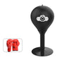 Adjustable Desktop Punching Speed Ball - Durable PU Leather, Stable Base (Monkey pattern and Kids Boxing V888-ELOSUNG15726
