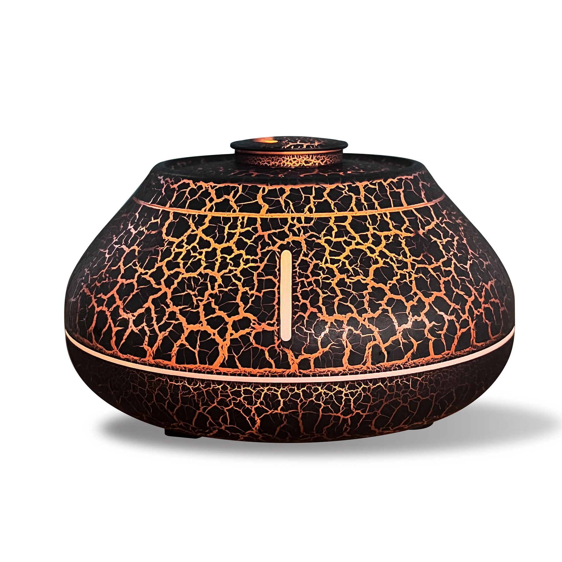 Flame Mountain Aroma Diffuser - 7-Color LED Light, 130ml Capacity, Ultrasonic Mist Maker for Home or Office, V888-ELOSUNG15727