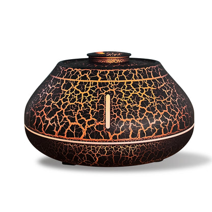 Flame Mountain Aroma Diffuser - 7-Color LED Light, 130ml Capacity, Ultrasonic Mist Maker for Home or Office, V888-ELOSUNG15727