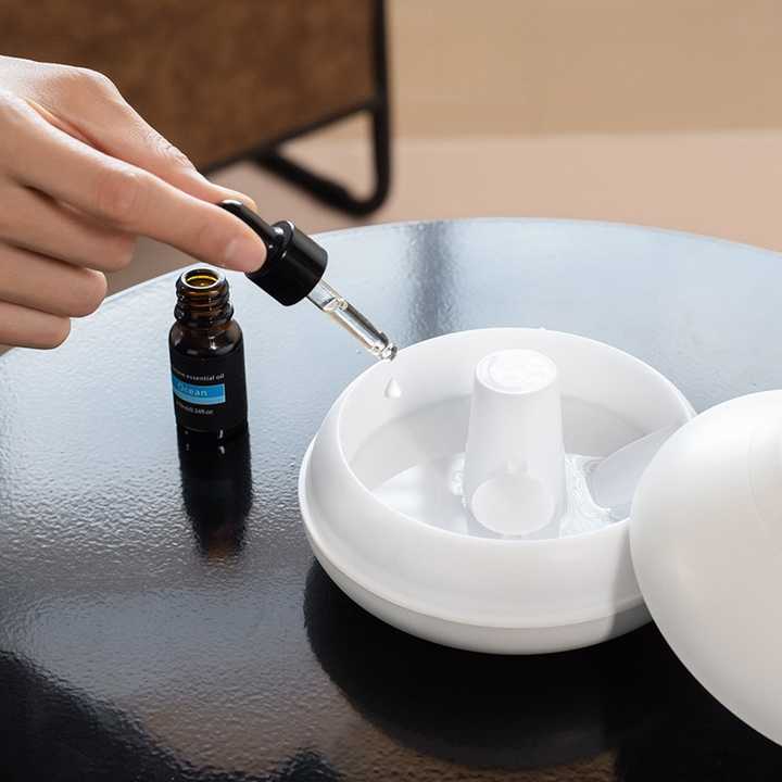 Flame Mountain Aroma Diffuser - 7-Color LED Light, 130ml Capacity, Ultrasonic Mist Maker for Home or Office, V888-ELOSUNG15727