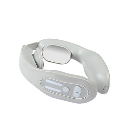 Gray 12-Level Intelligent Neck Massager with Heating Function - Pain Relief and Relaxation V888-ELOSUNG15805
