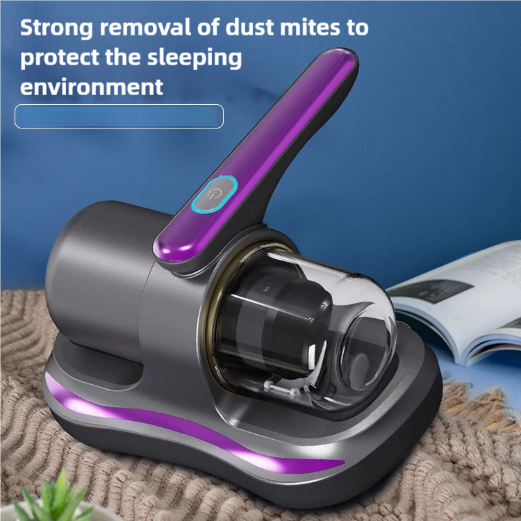 Blue Handheld Dust Mite Vacuum Cleaner - Cordless, High Suction Power, USB Rechargeable V888-ELOSUNG15830