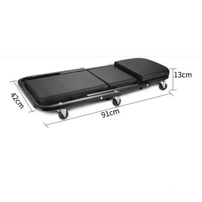 Heavy-Duty 36-Inch Mechanic Creeper - Multi-Functional Repair Board with Adjustable Height for Car Maintenance V888-ELOSUNG15901