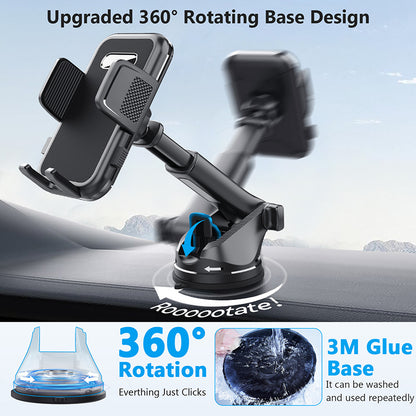 ML-236 Adjustable Car Phone Holder - Universal Suction Mount for Dashboard & Windscreen V888-ELOSUNG15905