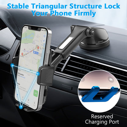 ML-236 Adjustable Car Phone Holder - Universal Suction Mount for Dashboard & Windscreen V888-ELOSUNG15905