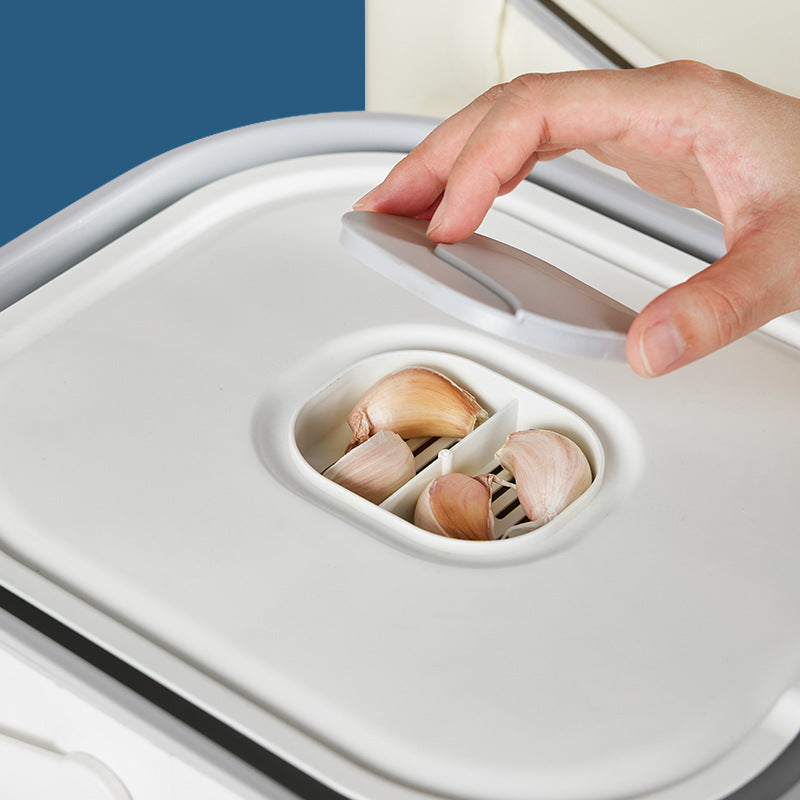 Large Capacity Rice Storage Container with Handle - Airtight, Press-to-Open Design for Convenient Rice V888-ELOSUNG15933