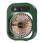 Portable USB Rechargeable Misting Fan - Compact Personal Fan with Cooling Spray - Green Colors V888-ELOSUNG15945