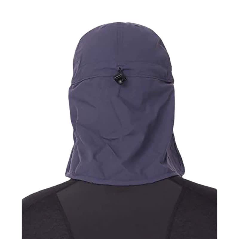 Nevy Blue UV Protection Outdoor Sun Hat with Neck Flap - Lightweight and Breathable V888-ELOSUNG16103