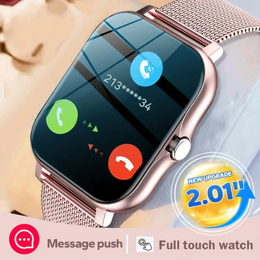 Gold Smart Fitness Watch with Large Display - 24 Sport Modes, Heart Rate Monitor & More V888-ELOSUNG16123
