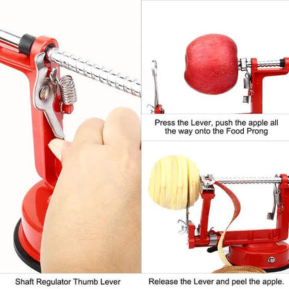 3-in-1 Apple Peeler, Corer, and Slicer with Suction Base - Effortless Fruit Prep V888-ELOSUNG16144