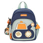 Blue Kids' Cartoon Backpack - Adorable Excavator Design with Spacious Compartments V888-ELOSUNG16148