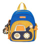 Blue-yellow Kids' Cartoon Backpack - Adorable Excavator Design with Spacious Compartments V888-ELOSUNG16149