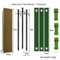Black Spike Heavy-Duty Tree Anchoring Kit - 9-Piece Set with Ground Stakes, Straps, and Ropes V888-ELOSUNG16156