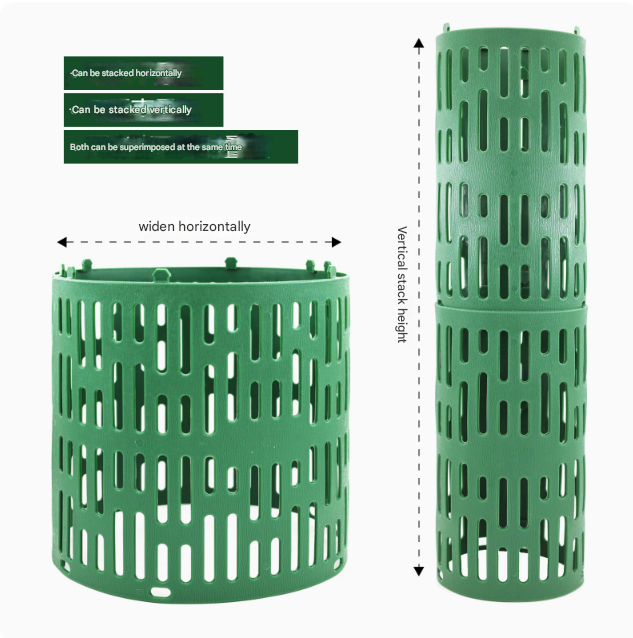 Green Tree Guard Protector Roll (6 pieces/set) - Durable Plastic Garden Barrier for Plant Protection V888-ELOSUNG16161