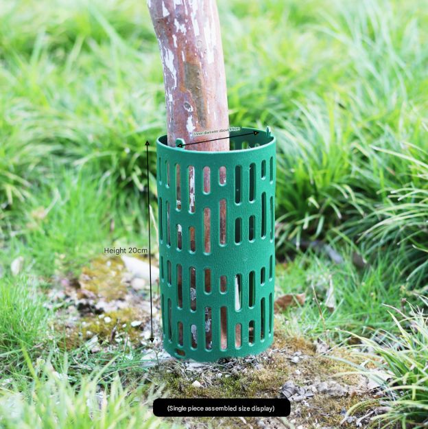 Green Tree Guard Protector Roll (6 pieces/set) - Durable Plastic Garden Barrier for Plant Protection V888-ELOSUNG16161