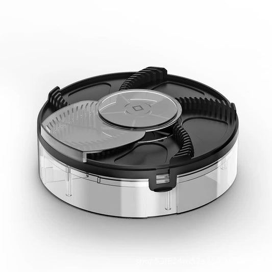 Black Electric Rotating Fly Trap - 360 Degree Efficient Insect Catcher for Indoor Use V888-ELOSUNG16171