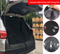S Magnetic Car Tailgate Mosquito Net - Camping and Outdoor Bug Screen V888-ELOSUNG16203