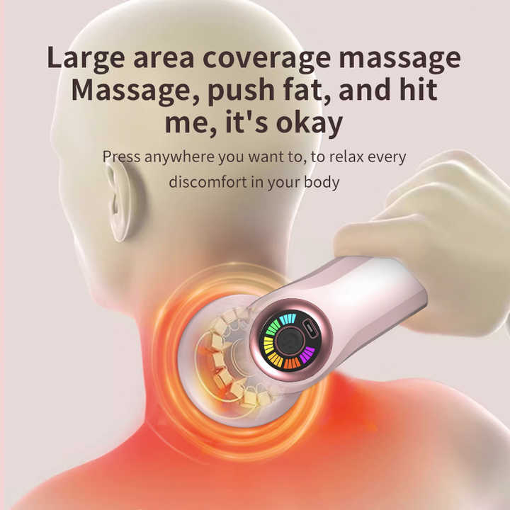 White Portable Electric Body Sculpting Massager - Slimming and Relaxation Tool V888-ELOSUNG16244