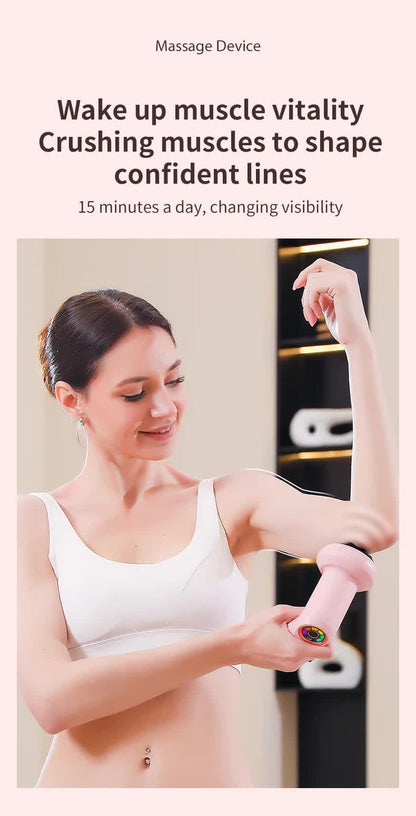 White Portable Electric Body Sculpting Massager - Slimming and Relaxation Tool V888-ELOSUNG16244