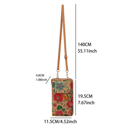 F Elegance Vintage Bohemian Style Wallet with Multi-Compartment Design - Large Capacity Zipper Clutch for V888-ELOSUNG16311