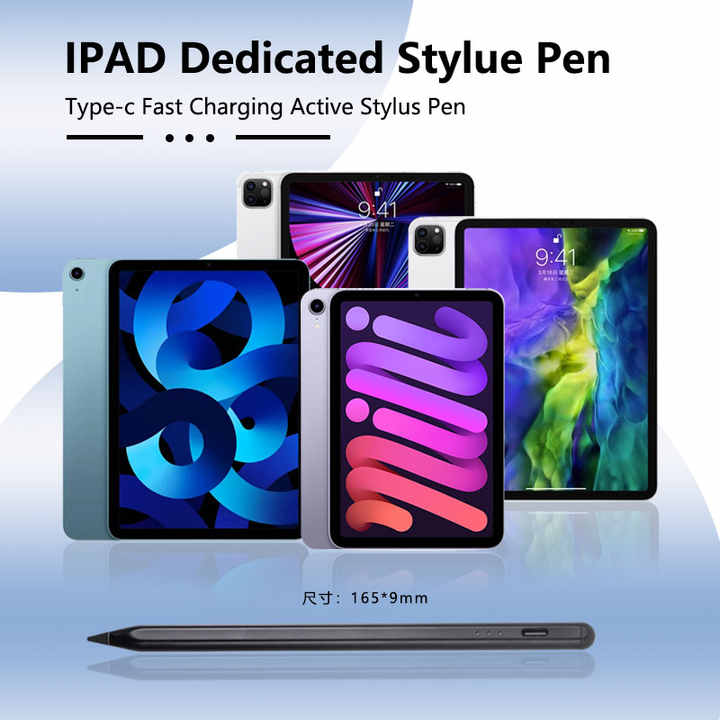 Pink Stylus Pen for iPad (2018 & Later) - Tilt Pressure, Magnetic Attachment, LED Battery Indicator, Type-C V888-ELOSUNG16377