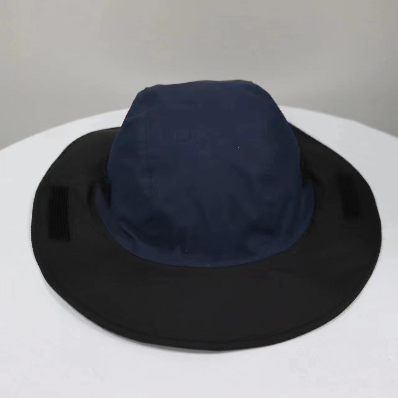 Navy Blue Outdoor Waterproof Wide-Brim Rain Hat - Heavy-Duty Rain Protection V888-ELOSUNG16458