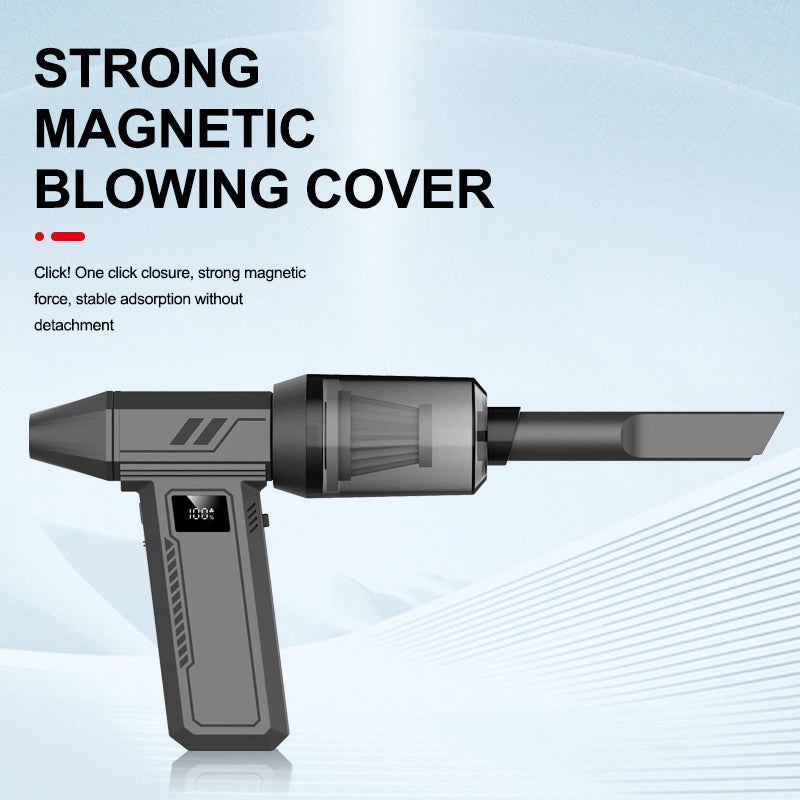 Black 130,000 Turn Compact Handheld Air Blower and Vacuum Cleaner with Dual Functionality (product without V888-ELOSUNG16464
