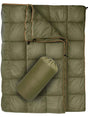 Military Green Compact Lightweight Quilted Blanket - Soft, Warm, and Portable for Outdoor Adventures V888-ELOSUNG16613