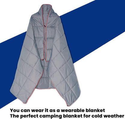 Military Green Compact Lightweight Quilted Blanket - Soft, Warm, and Portable for Outdoor Adventures V888-ELOSUNG16613