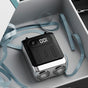 Black Electric Shaver - Compact and Portable, USB Rechargeable with Digital Display, Ergonomic Design V888-ELOSUNG16699
