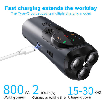 Ultrasonic Dog Repeller - High-Power, Flash Mode, Effective Outdoor Use for Controlling Aggressive Dogs V888-ELOSUNG16718