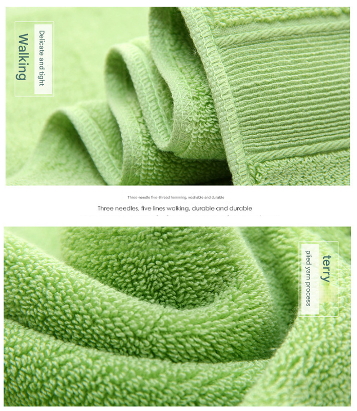 Yellow Luxury 100% Cotton Towel Set - 3-Piece Combed Cotton Bath Towel Set V888-ELOSUNG16749