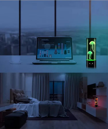 LED Jellyfish Lamp - Creative Night Light for Bedroom and Children's Room V888-ELOSUNG17075