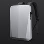 Silver Premium Hard Shell Business Backpack with TSA Lock and USB Charging Port, Waterproof Laptop Bag for Men V888-ELOSUNG17226