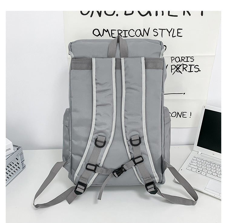 Red Trendy Street Style Backpack - Large Capacity for Hiking, Students & Everyday Use V888-ELOSUNG17257