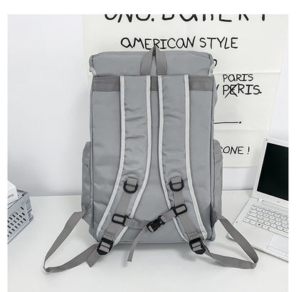 Red Trendy Street Style Backpack - Large Capacity for Hiking, Students & Everyday Use V888-ELOSUNG17257