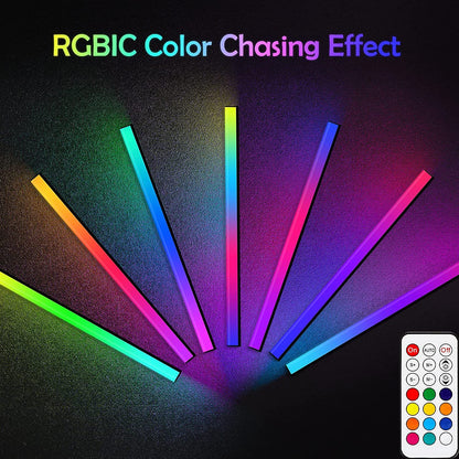 2 Pcs RGB LED Gaming Light Bar - Dual Color Temperature & Adjustable RGB Effects, USB-Powered Backlight for V888-ELOSUNG17332