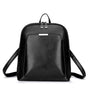 Black Stylish Women's PU Leather Backpack - Spacious, Anti-Theft, Multi-Pocket Travel Bag for School or Work V888-ELOSUNG17359