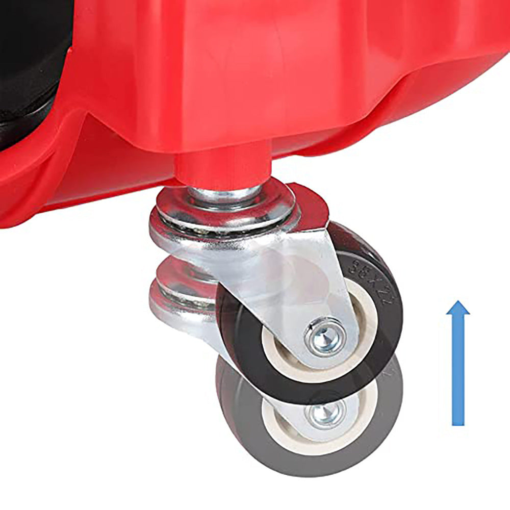 1 Pair Set Red Multi-Function Knee Pads with Swivel Wheels for Comfortable Knee Protection - Ideal for V888-ELOSUNG17565