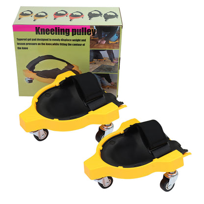 1 Pair Set Red Multi-Function Knee Pads with Swivel Wheels for Comfortable Knee Protection - Ideal for V888-ELOSUNG17565