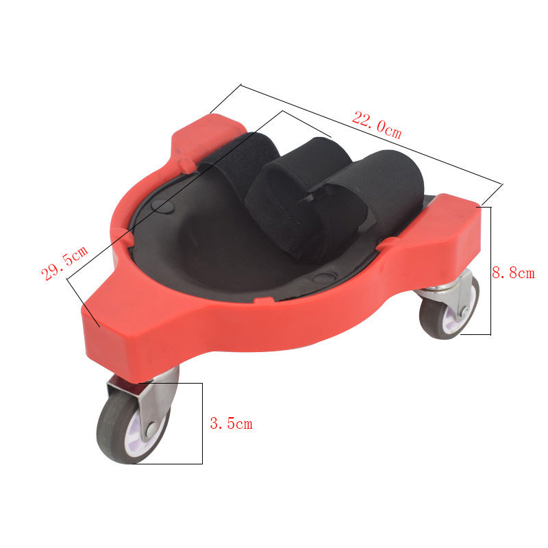 1 Pair Set Red Multi-Function Knee Pads with Swivel Wheels for Comfortable Knee Protection - Ideal for V888-ELOSUNG17565