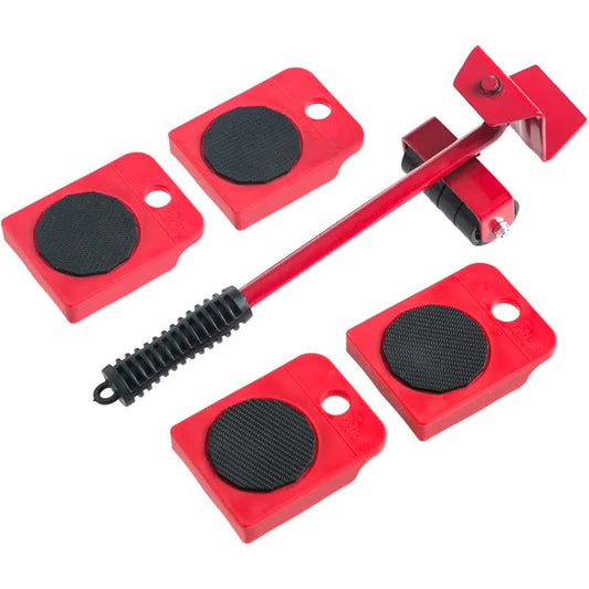 2 Pcs Red Heavy Duty Furniture Moving System, Sliding Dolly Tools for Easy Transport of Appliances, V888-ELOSUNG17625