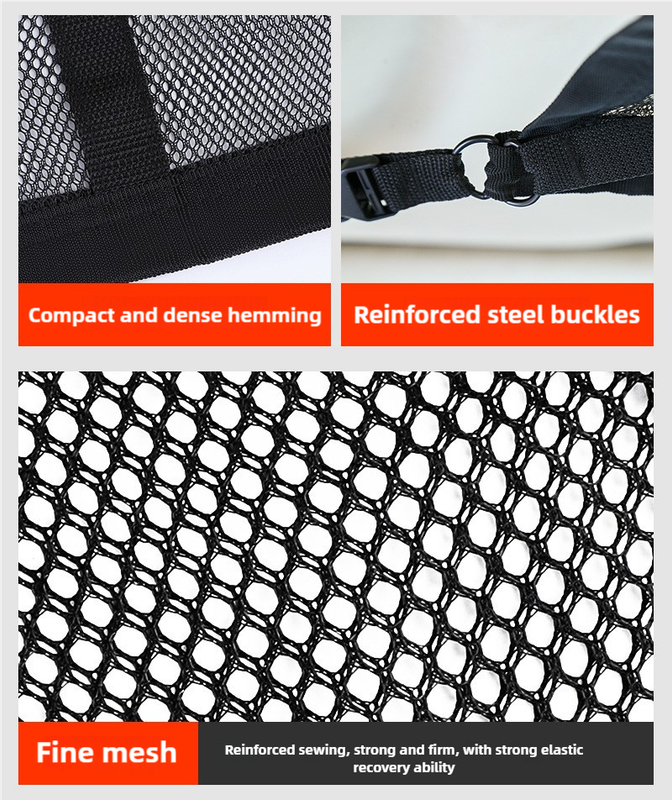 Beige Car Roof Triangular Storage Net - Adjustable Ceiling Organizer for Vehicles V888-ELOSUNG17665