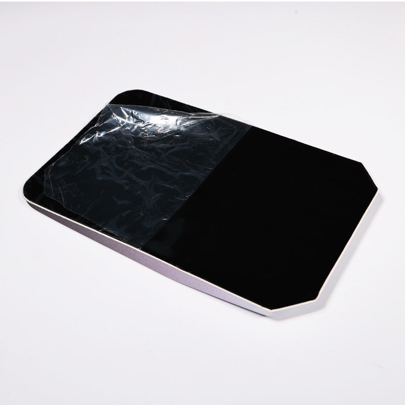 Gradual Pink Ergonomic PU Anti-Slip Mouse Pad with Wrist Support - Rectangular Gradient Desk Mat for Gaming V888-ELOSUNG17748