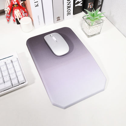 Gradual Pink Ergonomic PU Anti-Slip Mouse Pad with Wrist Support - Rectangular Gradient Desk Mat for Gaming V888-ELOSUNG17748